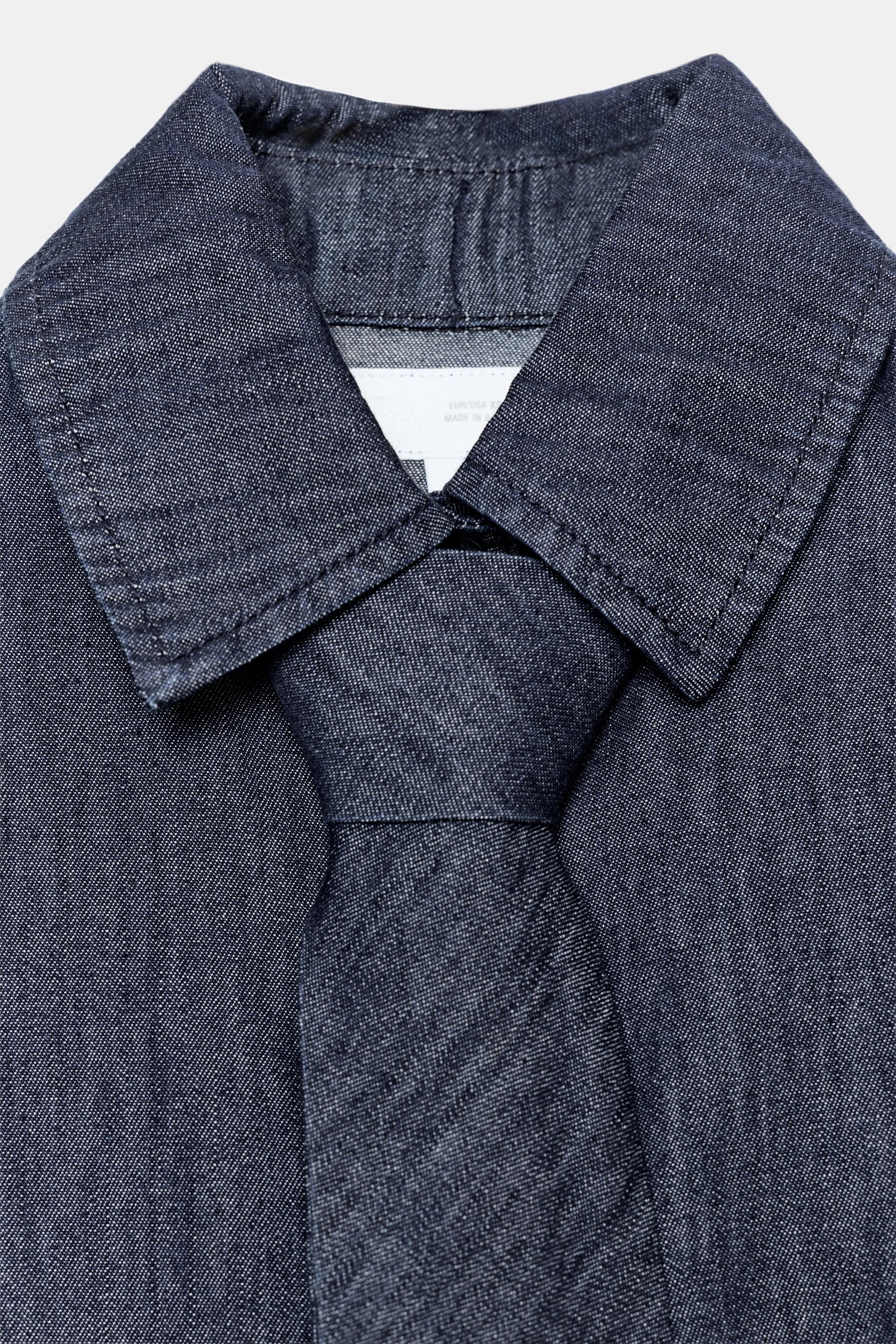 TRF DENIM TIE BODYSUIT